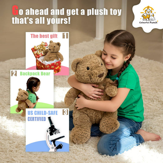 Convertible Teddy Bear Plush Backpack