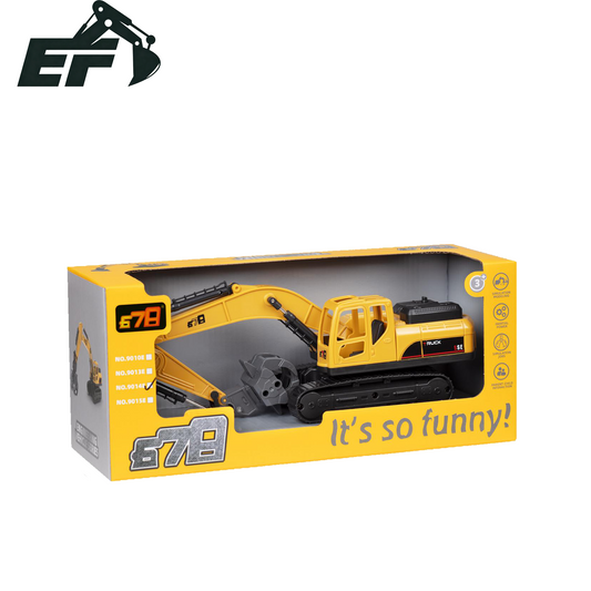 9014E-Inertial Grapple Excavator Toy Truck