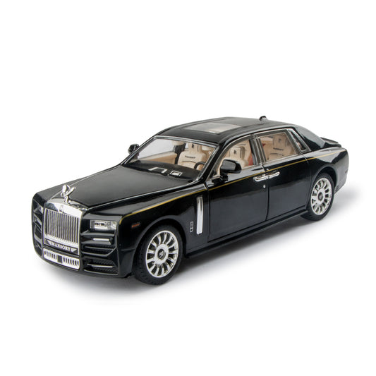 1:24 Luxury Diecast Car Model, Classic Limousine Replica with Light & Sound
