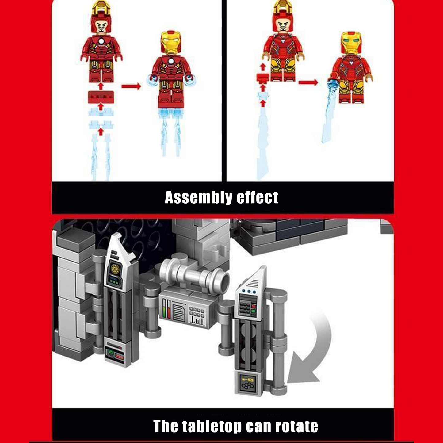 Super Hero Block Book Building Set