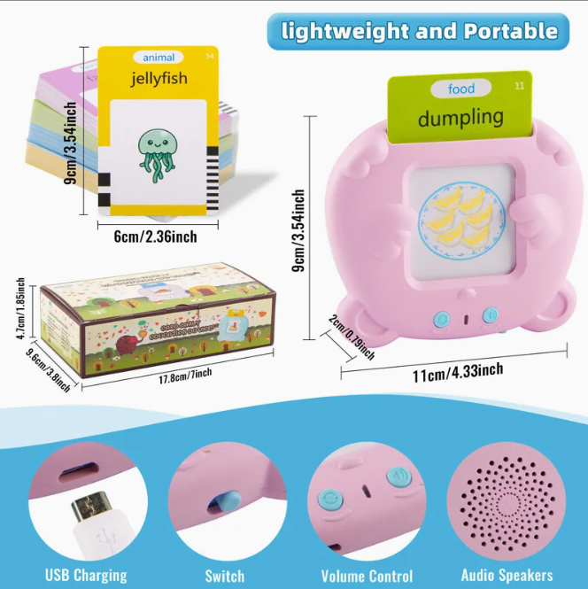 English Flash Card Early Learning Machine