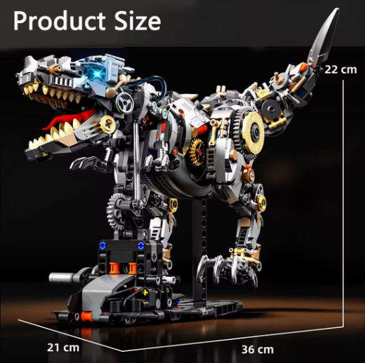 Mechanical Tyrannosaurus Rex Building Blocks Set