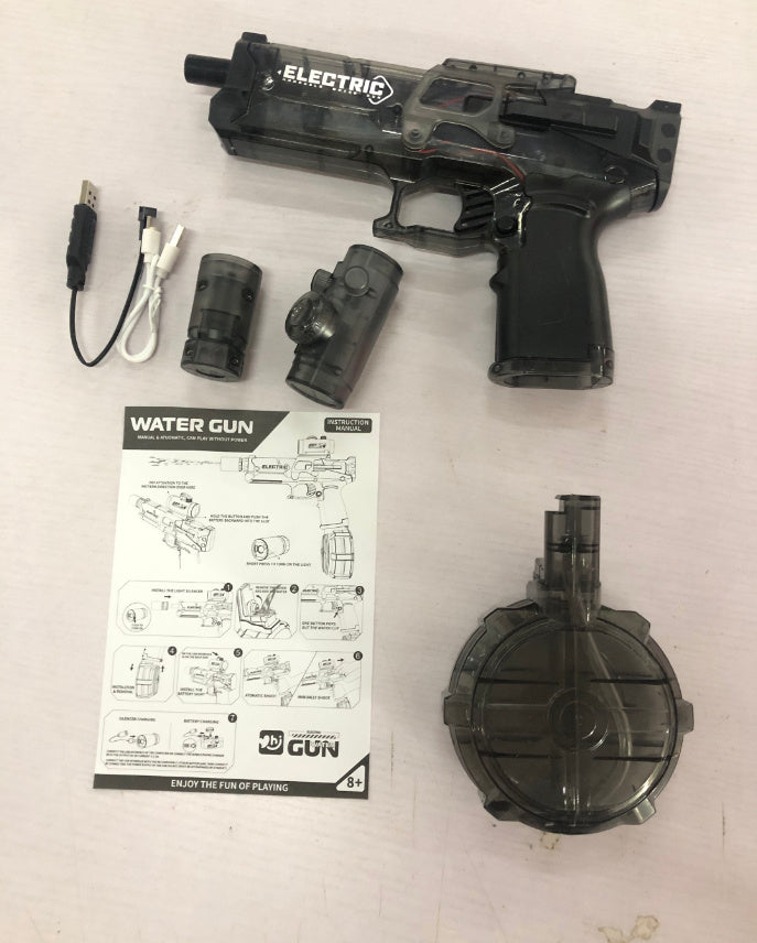 Transparent Electric Water Gun with Lights