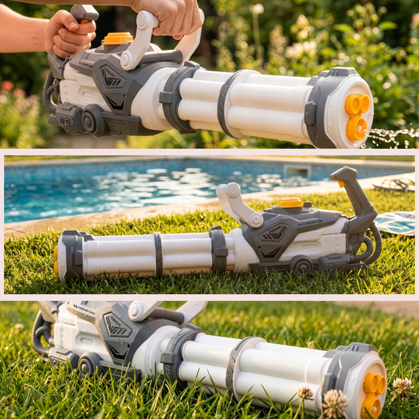 Gatling Electric Water Gun with Large Capacity