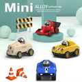 Alloy Press & Go Racing Cars, Friction-Powered Toy Vehicles for Kids