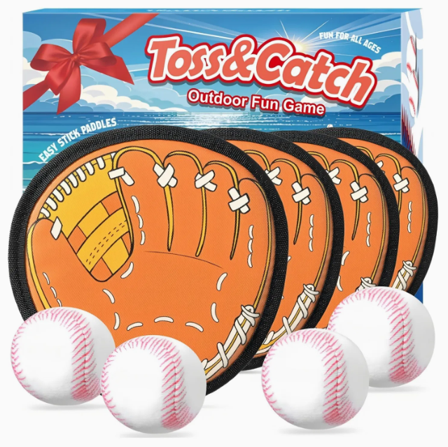 Kids Toss & Catch Sticky Ball Game Set