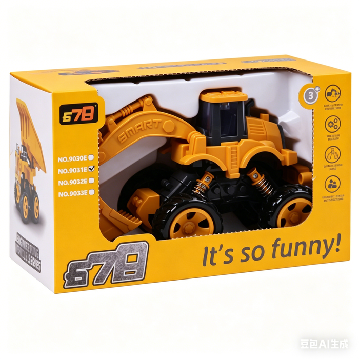 9031-Inertia Excavator Toy for Kids
