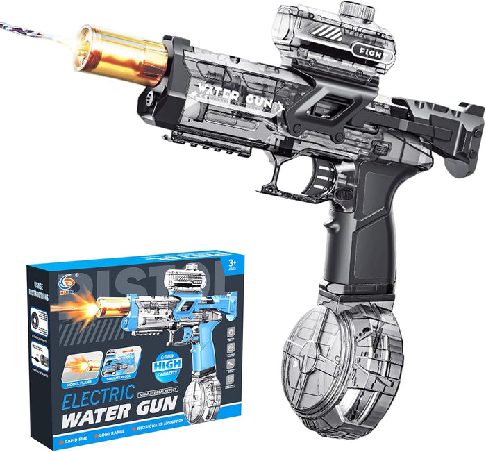 Transparent Electric Water Gun with Lights