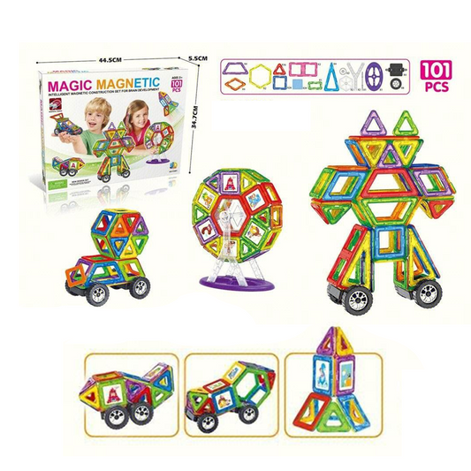 101PCS Magnetic Building Blocks Set for Kids