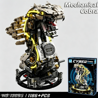 Mechanical Cobra Building Blocks Set