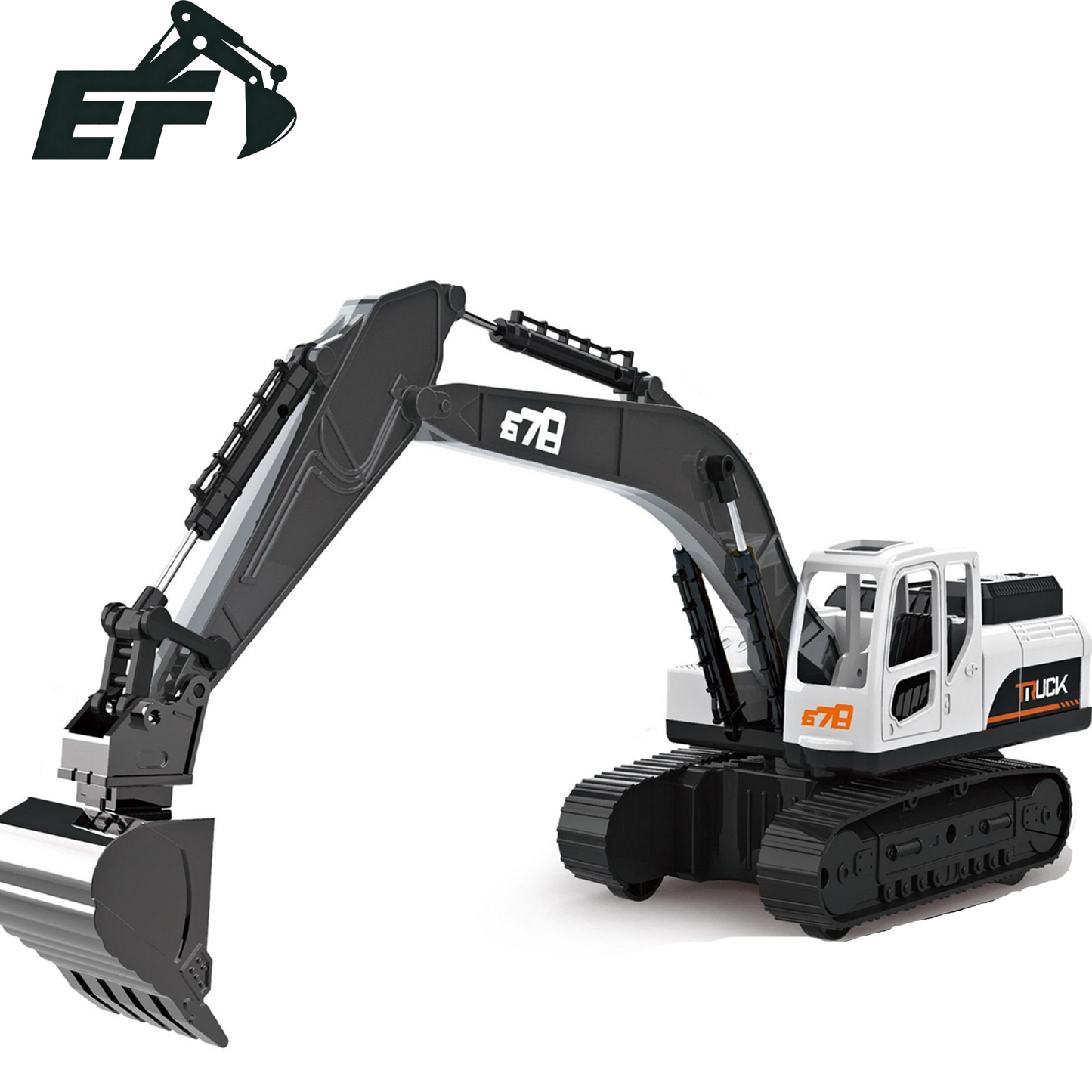 9010AE-รถบรรทุกของเล่นรถขุดโลหะแบบเฉื่อย