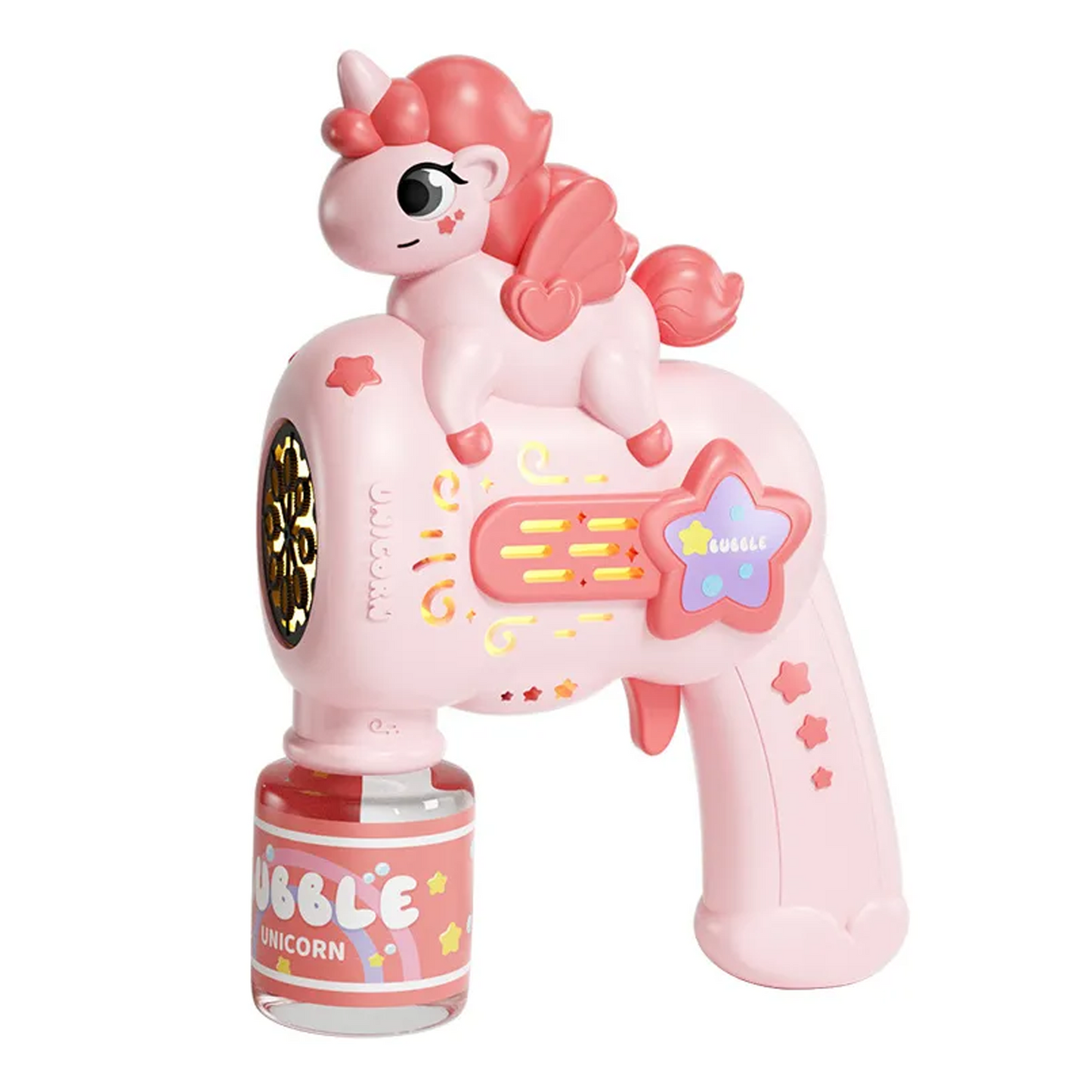 Unicorn Bubble Gun with Lights