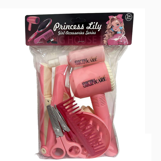 Princess Lily Pretend Hair Styling Playset