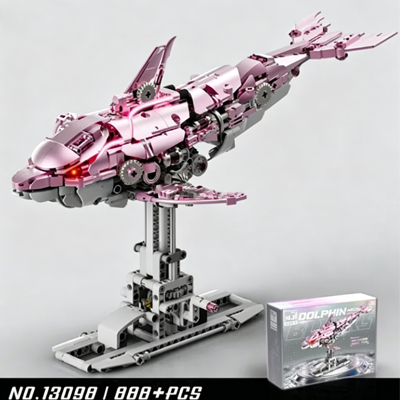 Mechanical Dolphin Building Blocks Set