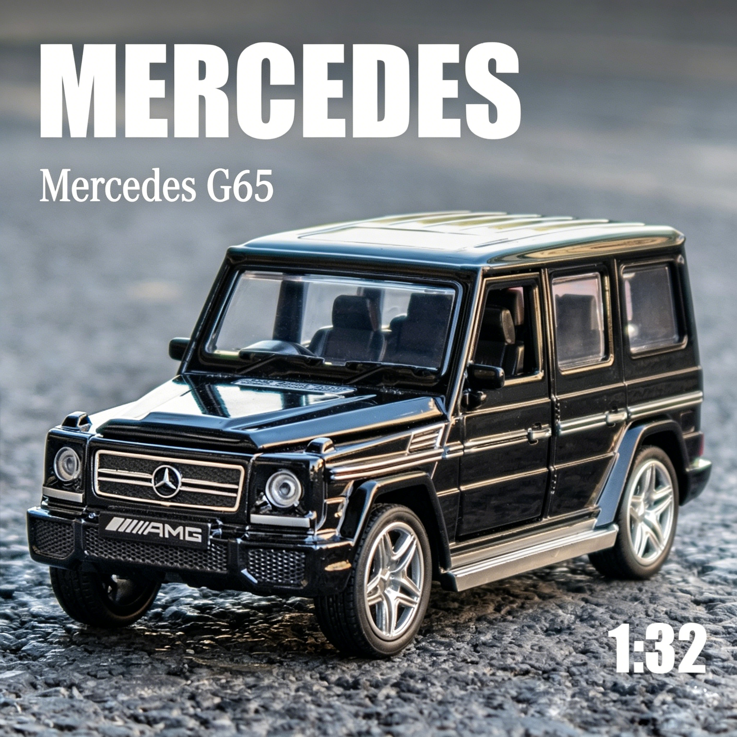 รถยนต์โมเดล SUV ออฟโรดโลหะผสมหล่อขนาด 1:32