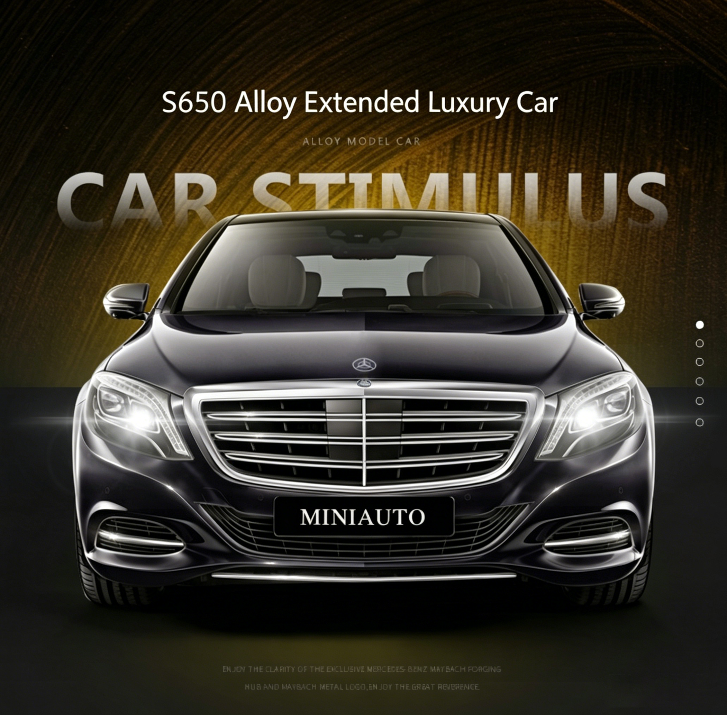 1:32 Luxury Extended Limousine Alloy Car Model