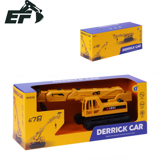9016E-Inertial Lift Bucket Crane Toy Truck