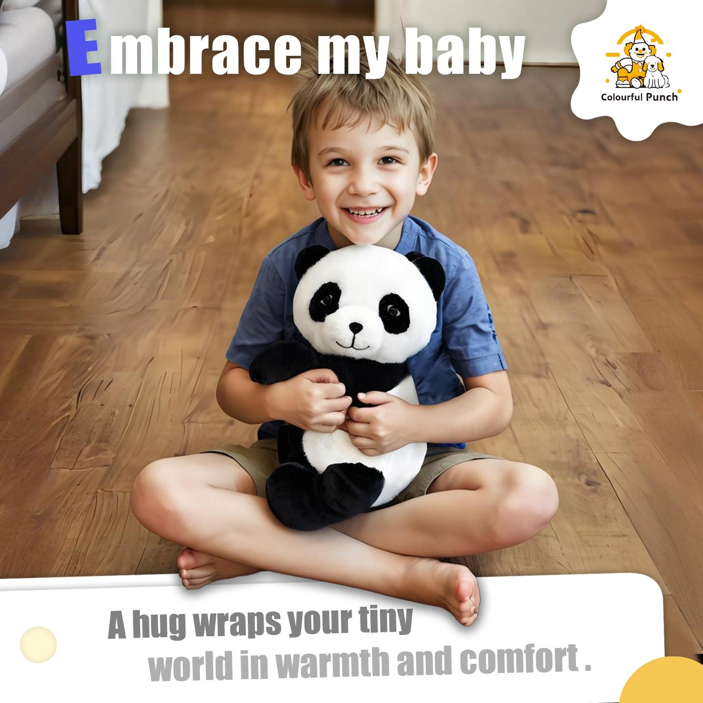 Kids' Plush Panda Crossbody & Backpack