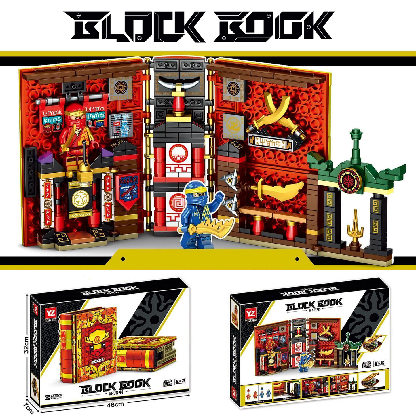 Ninja Block Book Building Set