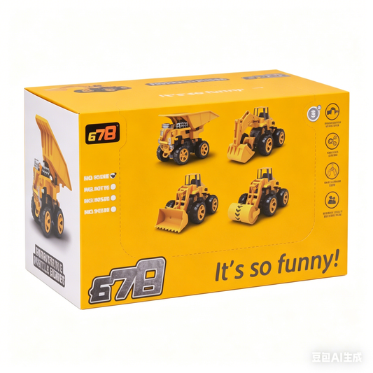 9030E-Inertia Dump Truck Toy for Kids
