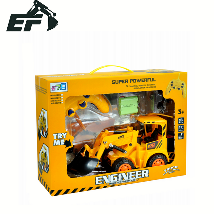 8028E-รถบรรทุกของเล่นรถกวาดหิมะบังคับวิทยุ