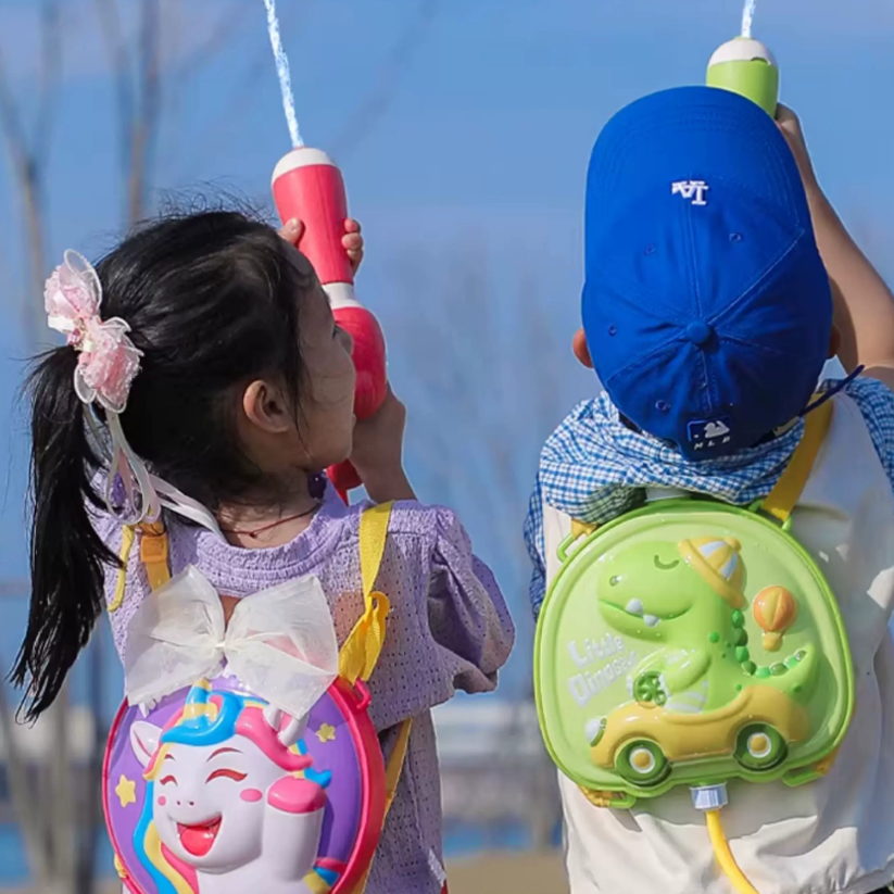 Cute Animal Backpack Water Gun for Kids