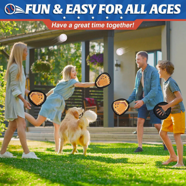Kids Toss & Catch Sticky Ball Game Set