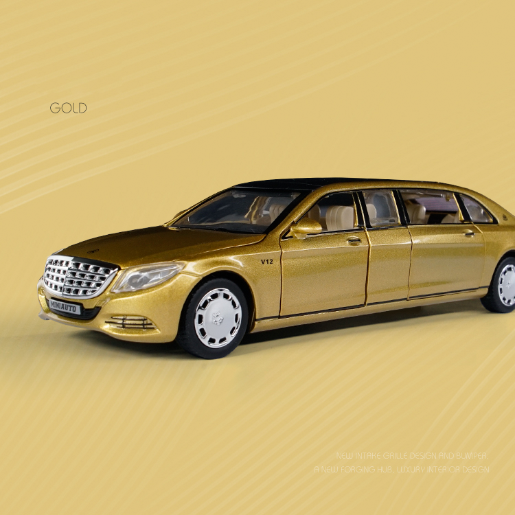 1:32 Luxury Extended Limousine Alloy Car Model