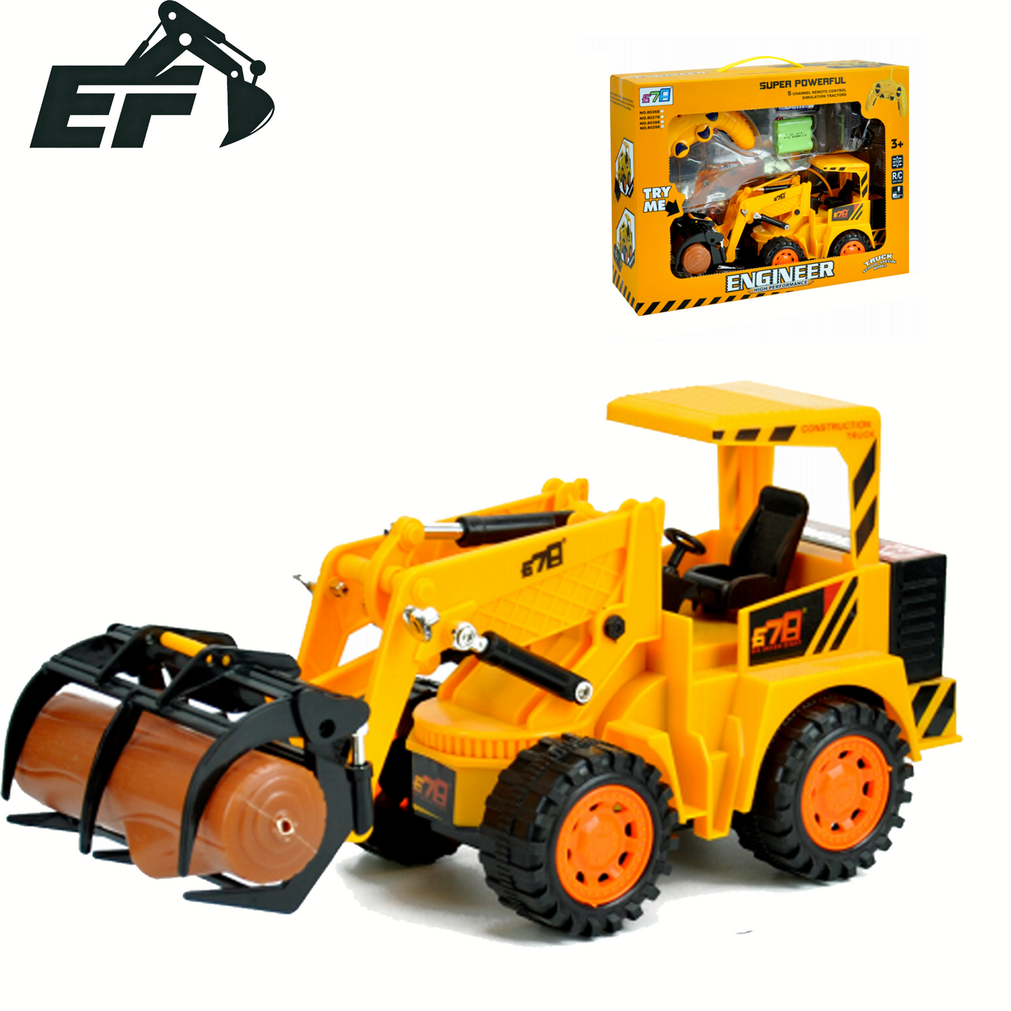 8029E-Remote Control Log Grapple Loader Toy