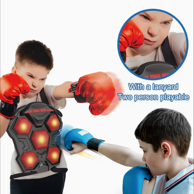 Electronic Interactive Boxing Target Vest with Light & Sound