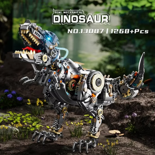 Mechanical Tyrannosaurus Rex Building Blocks Set
