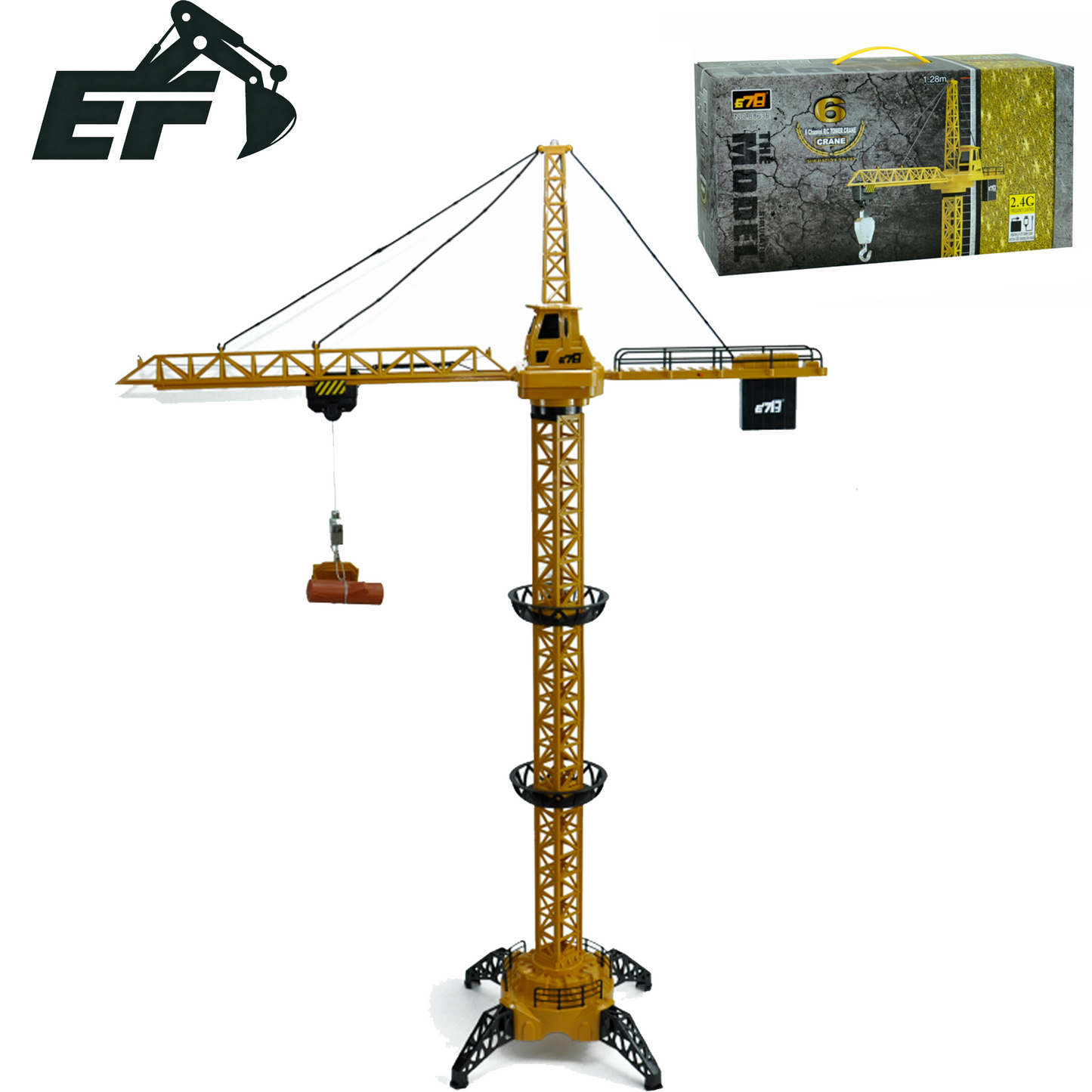 8063E-2.4G Remote Control Tower Crane Toy
