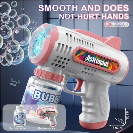 Automatic Astronaut Bubble Gun Toy