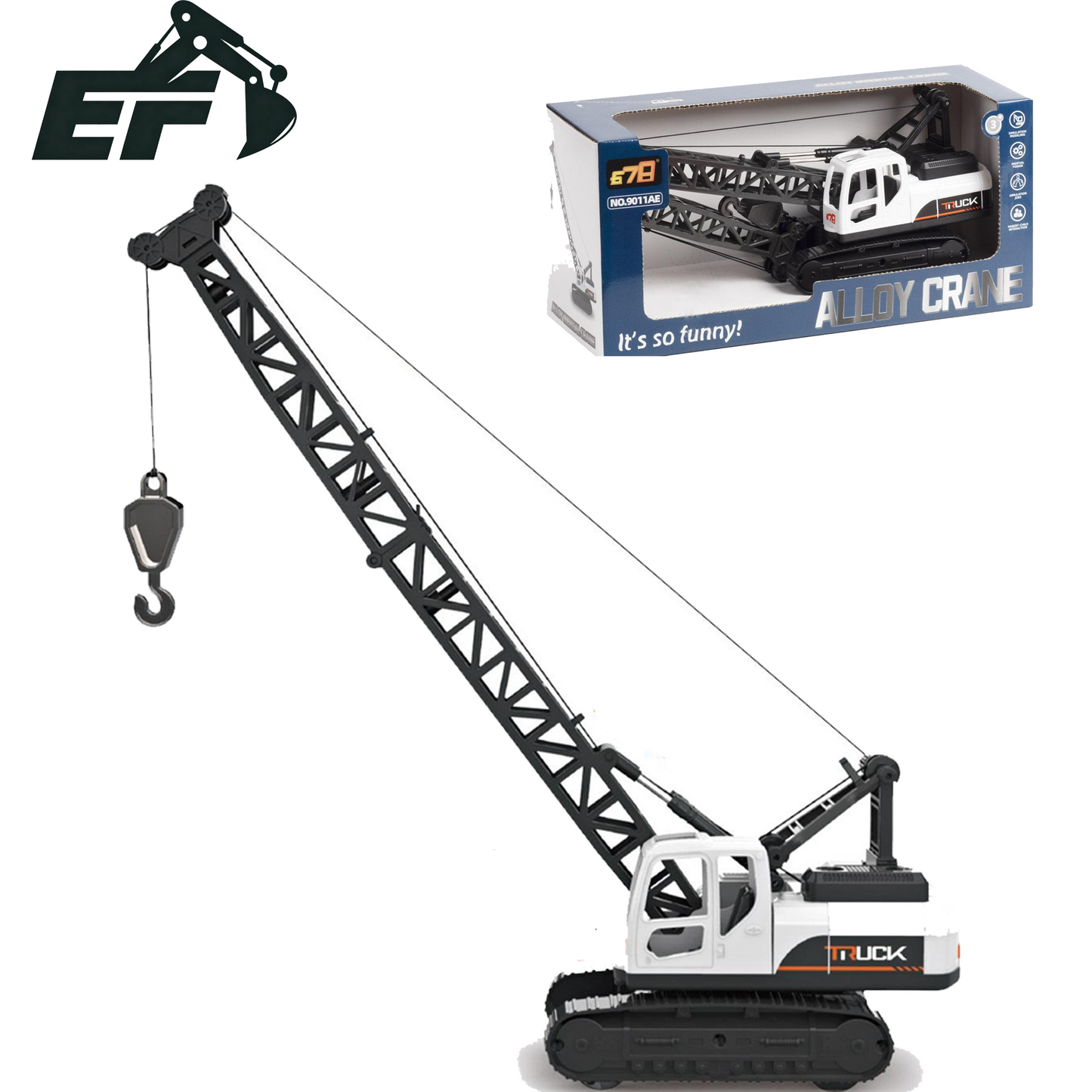 9011AE-Alloy Inertial Crane Toy