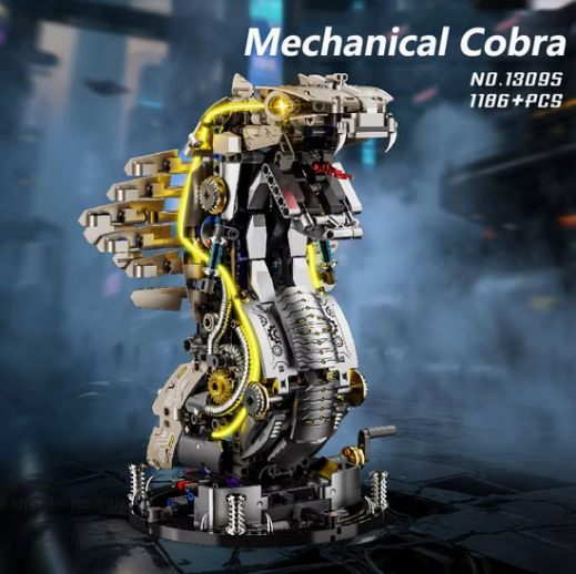 Mechanical Cobra Building Blocks Set