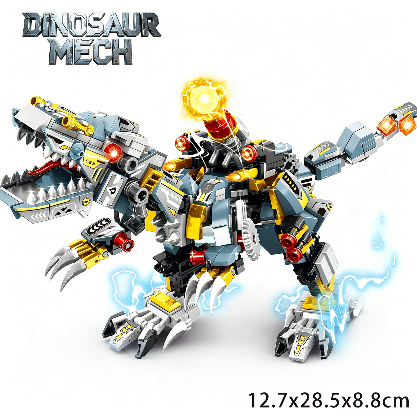 ชุดตัวต่อ Indominus Rex Mecha 2-in-1, ของเล่น STEM สำหรับเด็ก