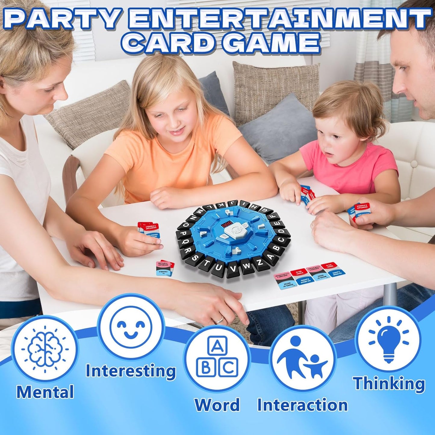 Fast-Paced Alphabet Party Game for Kids & Family
