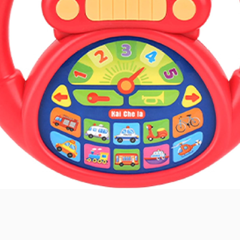 Kids Interactive School Bus Steering Wheel Toy