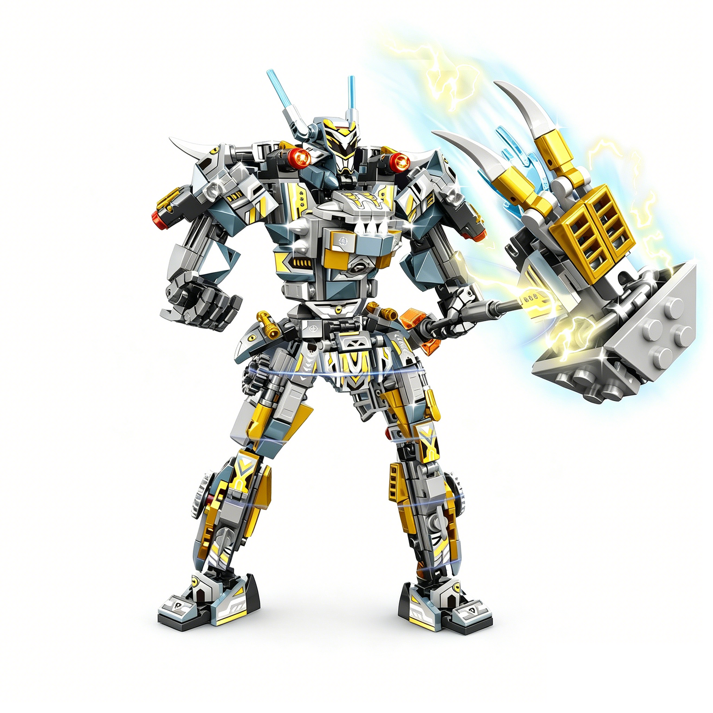 ชุดตัวต่อ Indominus Rex Mecha 2-in-1, ของเล่น STEM สำหรับเด็ก