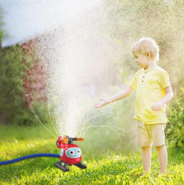 2-in-1 Helicopter Sprinkler & Splash Baseball Toy