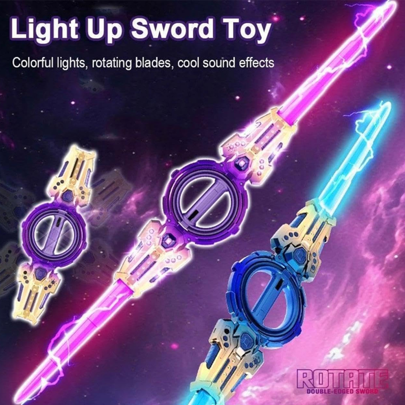Rotatable Double-Ended LED Lightsaber Toy