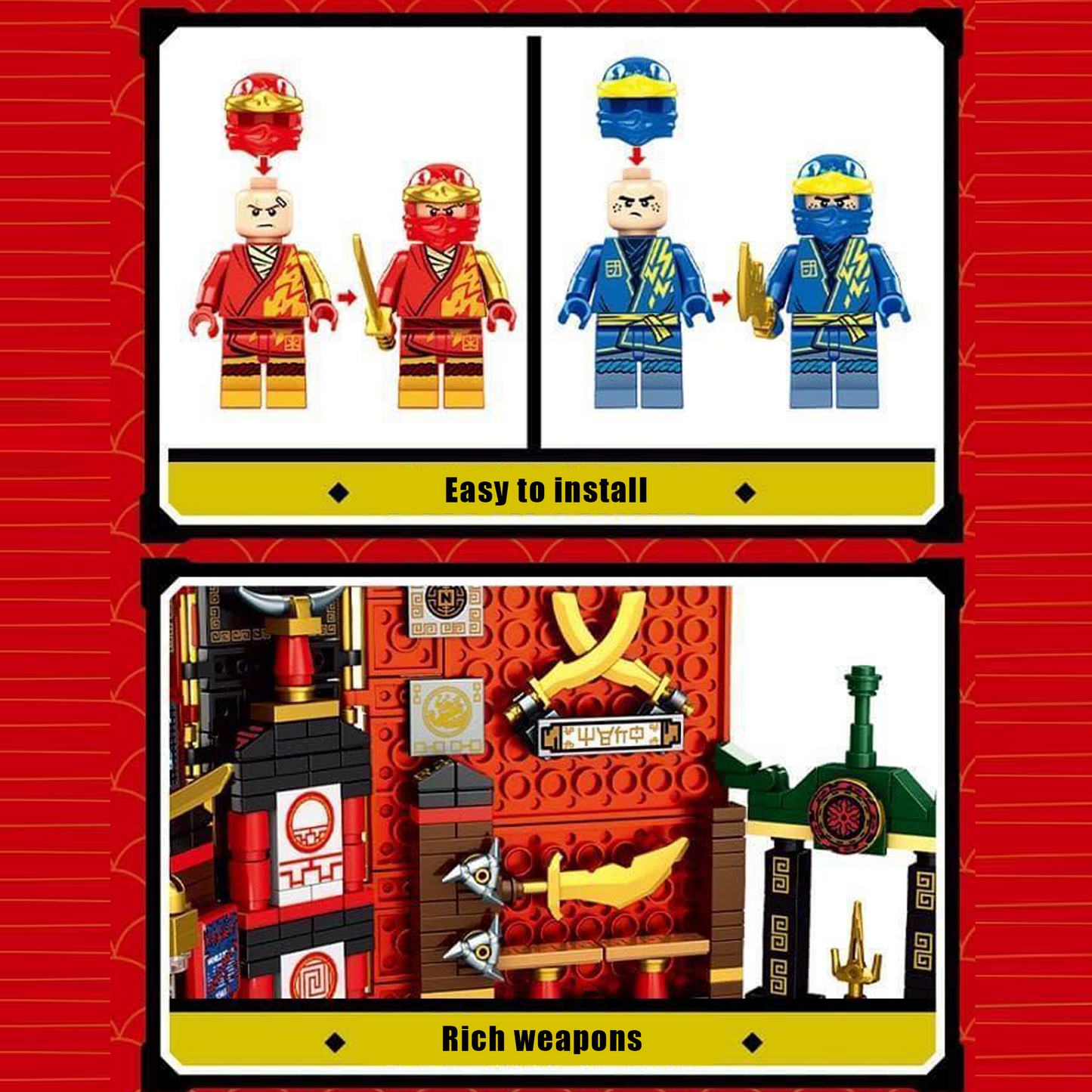 Ninja Block Book Building Set