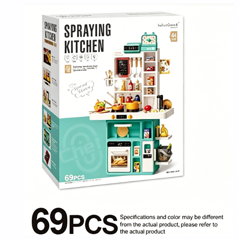 Kids Spraying Kitchen Playset with Lights & Sound
