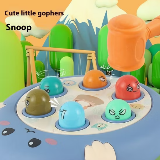 Bunny Themed Whack-a-Mole Toy for Toddlers