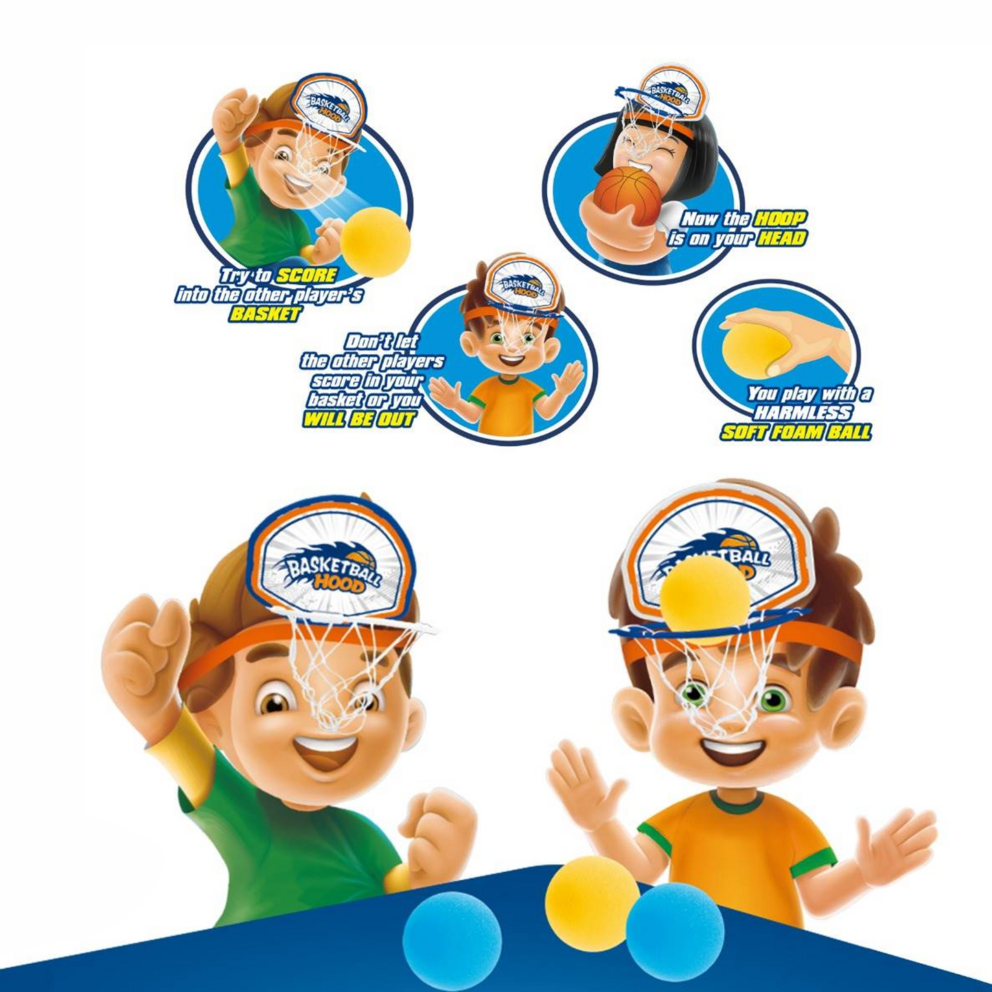 Head Hoop Basketball Party Game