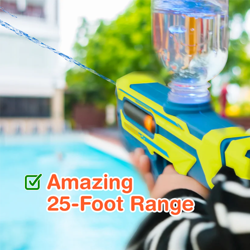 2-in-1 Electric Water Gun Toy for Kids