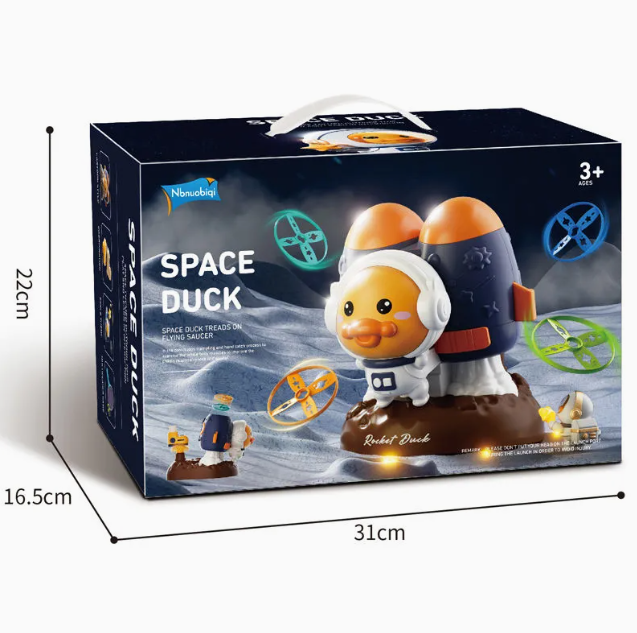 Space Duck Flying Disc Launcher Outdoor Game
