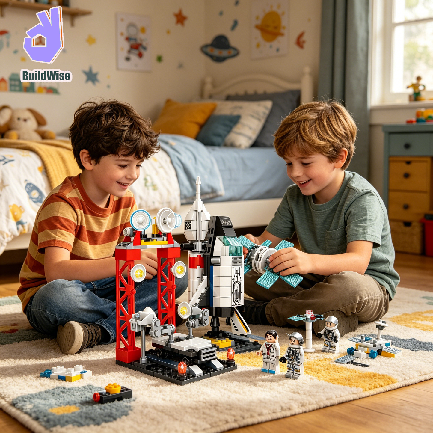 8-in-1 Space Exploration Building Blocks Set