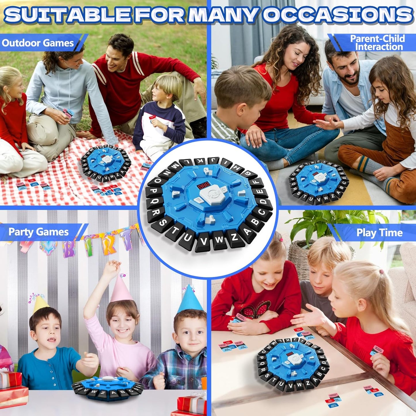 Fast-Paced Alphabet Party Game for Kids & Family