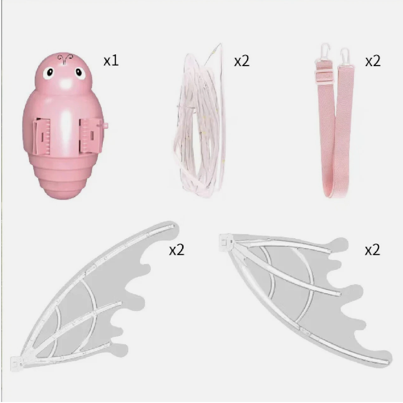 Automatic Light-Up Butterfly Wings for Kids